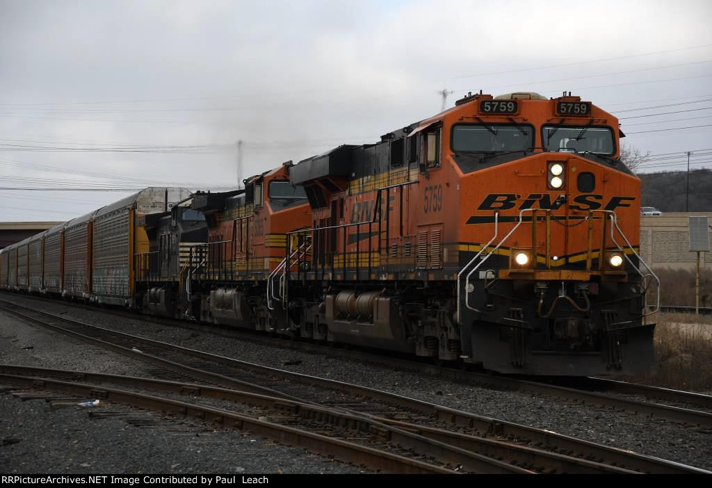 Vehicle train rolls east